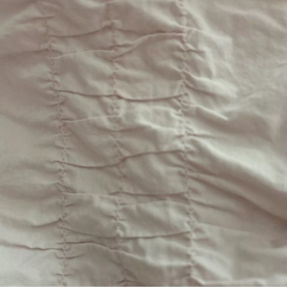 Simply Shabby Chic TWIN Pink Ruched Smocked comforter + pillowcases ( 2) set - Picture 8 of 14